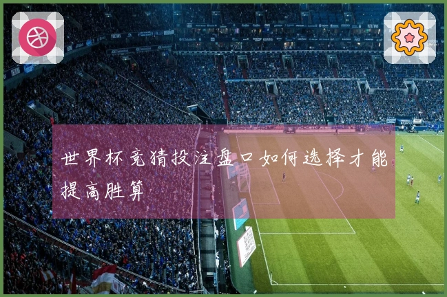 世界杯竞猜投注盘口如何选择才能提高胜算